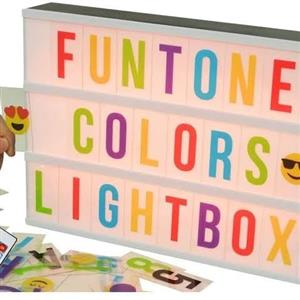 LED Light Box With Emoji Cards- Colour