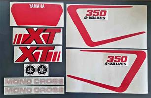 1998 - 91 Yamaha XT 350 Stickers decals vinyl graphics