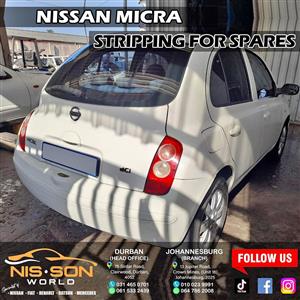 Nissan Micra Stripping For Spares