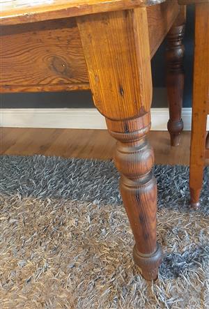 Antique dining room table