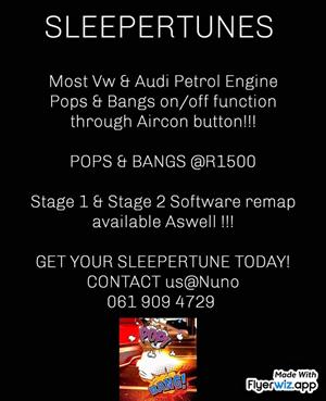 Vw & Audi Petrol Engine Pops & Bangs on/off function through Aircon button!!