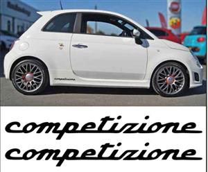 Fiat Arbarth stickers decals badges wheel caps