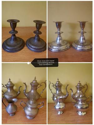 SILVERWARE, BRASS AND COPPER WARE POLISHING SERVICES