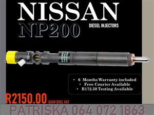 NISSAN NP200 DIESEL INJECTORS FOR SALE ON SAME DAY SERVICE