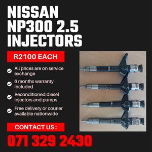 NISSAN NP300 2.5 INJECTORS FOR SALE WITH WARRANTY 