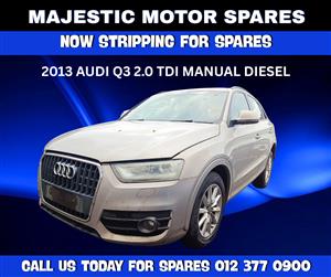 2013 Audi Q3 2.0 TDI Manual Diesel – Stripping For Spares 