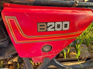 Suzuki B 200 side cover.