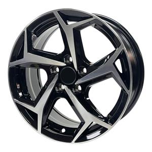 15″ Zoom VH1931 5/100 Black Machine Face Alloy Wheels