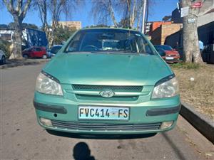 2004 Hyundai Getz 1.4 Petrol, Manual, Green, 94000kms,  Spare key