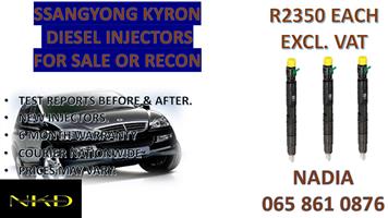 DIESEL INJECTORS FOR SALE FOR SSANGYONG KYRON