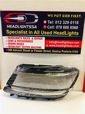 VW Tiguan LED left side headlight replacement lens 