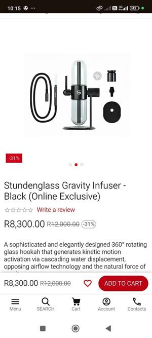 Gravity infuser hub