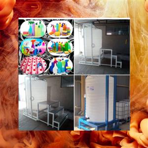 23. 2000L Detergent Goldmine Industrial mixer, stainless blades. Formulas for 40