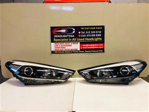 Hyundai Tucson left and right side headlights