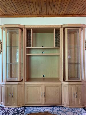 Wall unit for TV & sound system