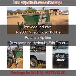 Mini Skip Bin Business Opportunity For Sale 