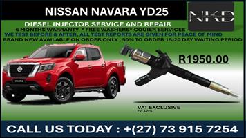 Nissan Navara yd25 Diesel Injectors 