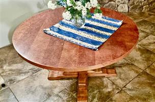 Large round dining table
