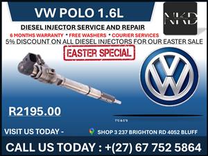 VW Polo 1.6L Diesel Injectors on recondition