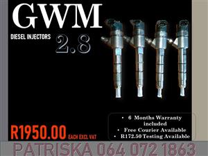 GWM 2.8 DIESEL INJECTORS FOR SALE
