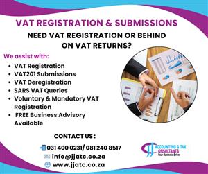 VAT REGISTRATION & SUBMISSIONS