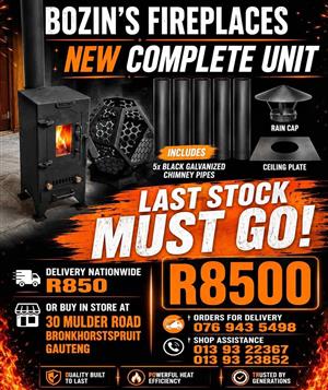 10 kw closed combustion fireplaces