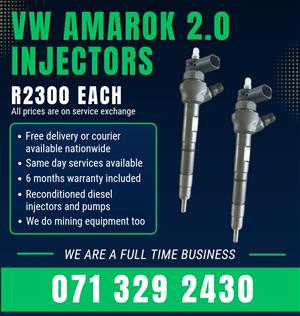 VW AMAROK 2.0 INJECTORS FOR SALE WITH WARRANTY 