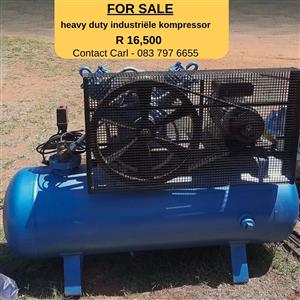 HEAVY DUTY INDUSTRIAL COMPRESSOR (ARLEC / WILLIAMS HUNT 250L) FOR SALE
