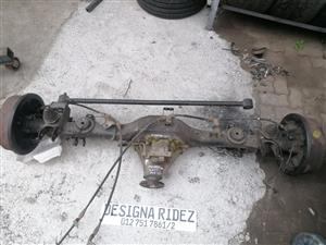 NISSAN NAVARA 2017 REAR DIFF, AXLE 