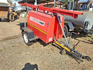 Kipor power KLTD11000T lighting system (Vat Incl) 4x high intensity lamps, Telescopic mast for sale