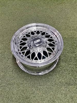 15 INCH BBS RS CHROME DESIGN RIM SET