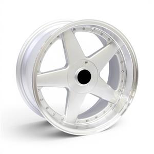 17″ TWC476 4/100 & 5/100 Silver Machine Lip Alloy Wheels