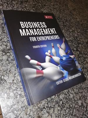 Business management textbook for sale 