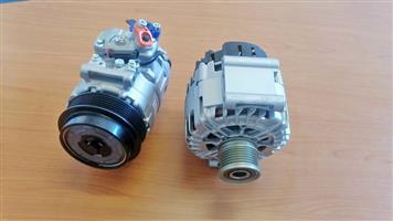 BRAND NEW MERCEDES BENZ M271 CGI AIRCON COMPRESSOR / AIRCON PUMP & M271 CGI ALTERNATOR