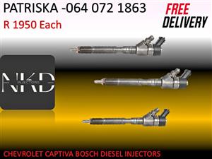 CHEVROLET CAPTIVA BOSCH DIESEL INJECTORS