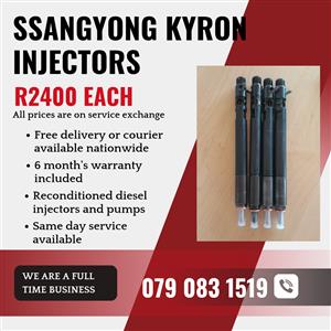 SSANGYONG KYRON INJECTORS FOR SALE WITH WARRANTY 