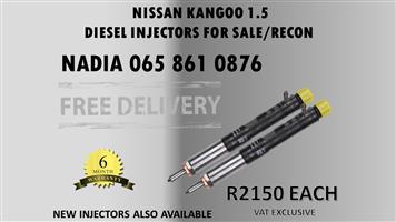 NISSAN KANGOO 1.5 DIESEL INJECTORS FOR SALE - NEW