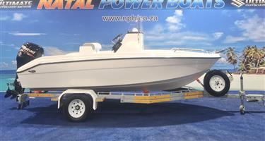 GAMEFISH 170 CC ON TRAILER 90 HP SUZUKI 4 STROKE 