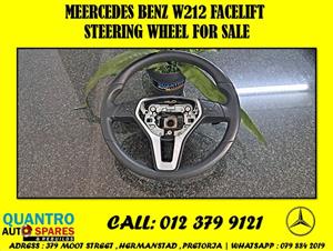 Mercedes Benz W212 Facelift Steering Wheel For Sale 