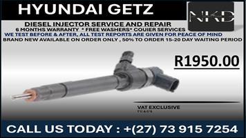 Hyundai Getz Diesel Injectors 