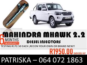 INJECTORS FOR MAHINDRA MHAWK 2.2 FOR SALE