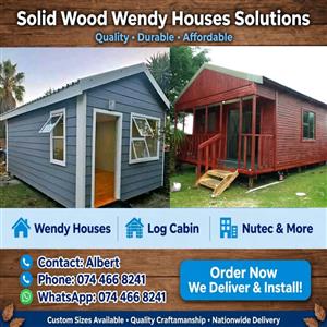 Wendy Houses Solutions SolidLogCabinWood 