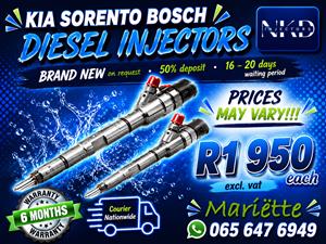 KIA SORENTO INJECTORS