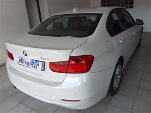 2013 BMW 320I AUTOMATIC  WHITE Color  LEATHER INTERIOR  REVERSE SENSOR 