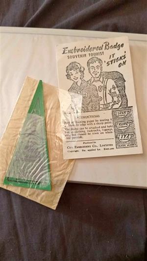 Stixon- vintage London souvenir pennant 1950s or 1960s.