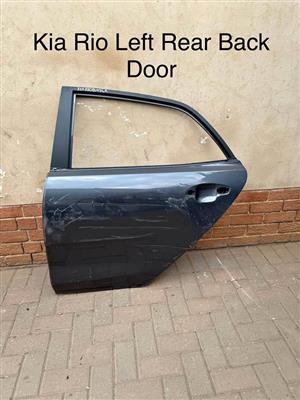 Kia Rio Left Rear Back Door