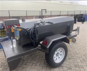 Diesel Bowser / Trailer Tanker (750L-800L) incl. pump, meter, 5m hose & nozel. 