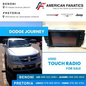 Selling Dodge Journey used Touch Radio and other parts #5