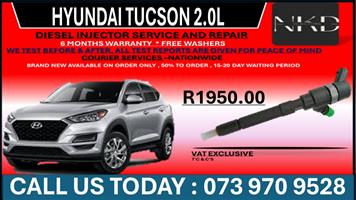 Hyundai Tucson 2.0L Diesel Injectors 