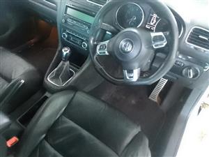 2010 VW GOLF 6 2.0 GTI MANUAL PETROL WHITE COLOR  
